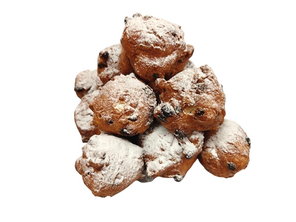 Oliebol met rozijnen
