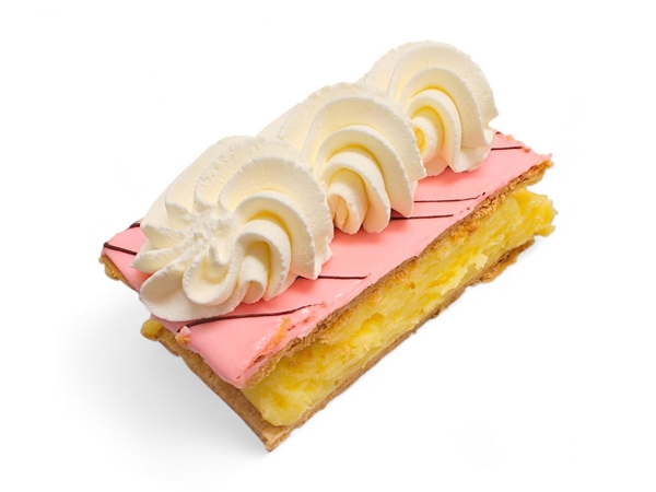 Tompouce pudding met slagroom